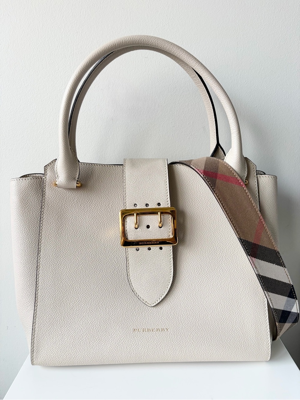Burberry Medium Buckle Tote